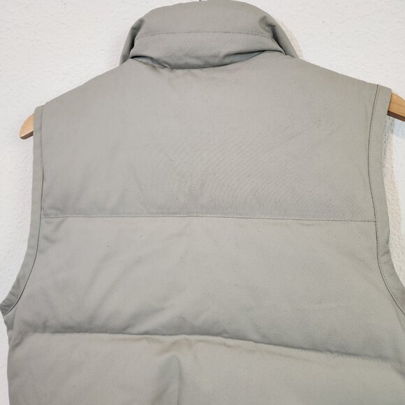 Levis Red Tab Puffer Vest Mens Medium Tan Mountain Outdoor Zip Down Feather - Picture 7 of 13